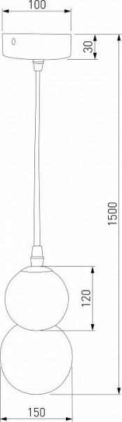 Подвесная люстра Eurosvet Polar 50251/1 LED белый в Набережных Челнах - naberezhnye-chelny.mebel24.online | фото 3