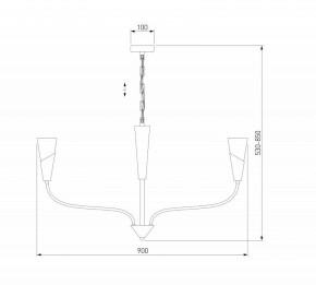 Подвесная люстра Eurosvet Rhyton 60167/8 никель в Набережных Челнах - naberezhnye-chelny.mebel24.online | фото 6