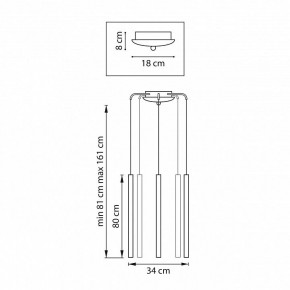 Подвесная люстра Lightstar Tubo L5T747443 в Набережных Челнах - naberezhnye-chelny.mebel24.online | фото 3