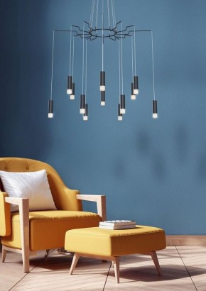 Подвесная люстра Maytoni Davida MOD035PL-12B в Набережных Челнах - naberezhnye-chelny.mebel24.online | фото 4
