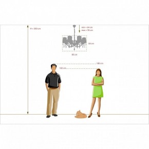 Подвесная люстра MW-Light Эллегия 8 303012708 в Набережных Челнах - naberezhnye-chelny.mebel24.online | фото 11