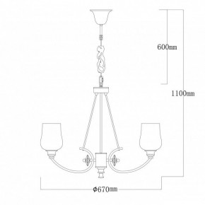 Подвесная люстра MW-Light Палермо 27 386017706 в Набережных Челнах - naberezhnye-chelny.mebel24.online | фото 9