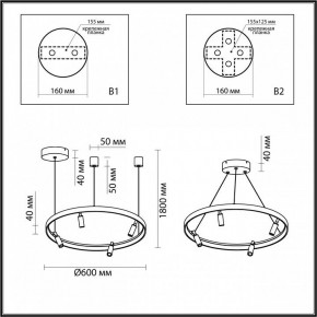 Подвесная люстра Odeon Light Fonda 4317/58L в Набережных Челнах - naberezhnye-chelny.mebel24.online | фото 6