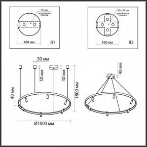 Подвесная люстра Odeon Light Fonda 4317/93L в Набережных Челнах - naberezhnye-chelny.mebel24.online | фото 6