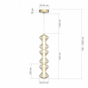 Подвесная люстра ST-Luce SPINE SL6136.213.01 в Набережных Челнах - naberezhnye-chelny.mebel24.online | фото 4