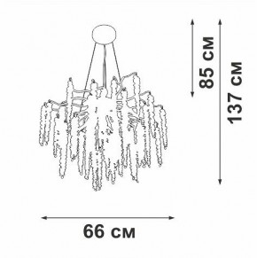 Подвесная люстра Vitaluce V28551 V28551-9/7S в Набережных Челнах - naberezhnye-chelny.mebel24.online | фото 5
