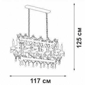 Подвесная люстра Vitaluce V5814 V5814-7/14 в Набережных Челнах - naberezhnye-chelny.mebel24.online | фото 3