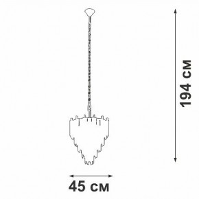 Подвесная люстра Vitaluce V58560 V58560-8/10 в Набережных Челнах - naberezhnye-chelny.mebel24.online | фото 3