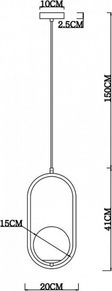 Подвесной светильник Arte Lamp Matisse A7745SP-1AB в Набережных Челнах - naberezhnye-chelny.mebel24.online | фото 4