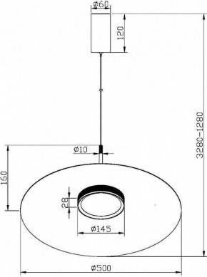 Подвесной светильник Maytoni Halo MOD041PL-L15W3K1 в Набережных Челнах - naberezhnye-chelny.mebel24.online | фото 4