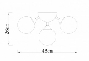 Потолочная люстра Arte Lamp Fobos A2704PL-5SG в Набережных Челнах - naberezhnye-chelny.mebel24.online | фото 3