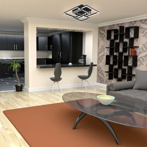 Потолочная люстра Escada Union 10229/4LED Black в Набережных Челнах - naberezhnye-chelny.mebel24.online | фото 5