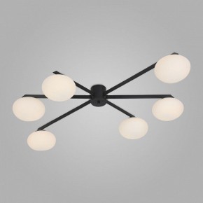 Потолочная люстра Eurosvet Opaline 70220/6 черный в Набережных Челнах - naberezhnye-chelny.mebel24.online | фото