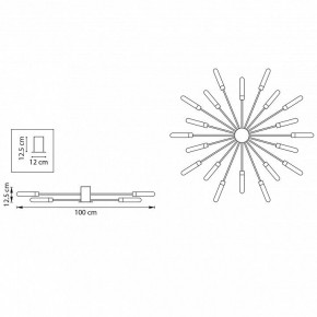 Потолочная люстра Lightstar Ragno 732203 в Набережных Челнах - naberezhnye-chelny.mebel24.online | фото 5