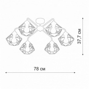 Потолочная люстра Vitaluce V42580 V42580-0/6PL в Набережных Челнах - naberezhnye-chelny.mebel24.online | фото 2