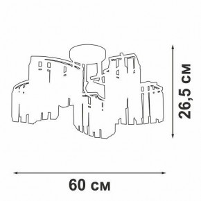 Потолочная люстра Vitaluce V5884 V5884-0/5PL в Набережных Челнах - naberezhnye-chelny.mebel24.online | фото 3