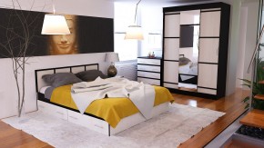 Сакура спальня № 1 Комод + Зеркало + Кровать 1600 + Тумба + Шкаф-купе 1500, сп.м. 1600х2000 мм., б/м, основание есть, ун. сб. в Набережных Челнах - naberezhnye-chelny.mebel24.online | фото 5