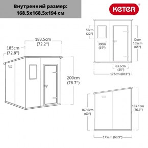 Сарай Манор Пентхаус 6x6 (MANOR PENT 6x6) в Набережных Челнах - naberezhnye-chelny.mebel24.online | фото 3