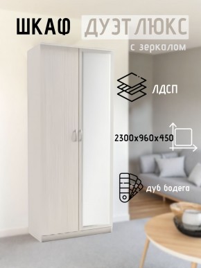 Шкаф 2-х створчатый Дуэт Люкс с зеркалом в Набережных Челнах - naberezhnye-chelny.mebel24.online | фото 5