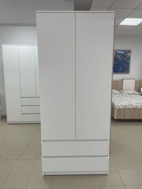 Шкаф 2-ств. с 2 ящиками "Бьянко" в Набережных Челнах - naberezhnye-chelny.mebel24.online | фото 3
