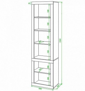 Шкаф для белья Toivo ВтВ-ФГ в Набережных Челнах - naberezhnye-chelny.mebel24.online | фото 2