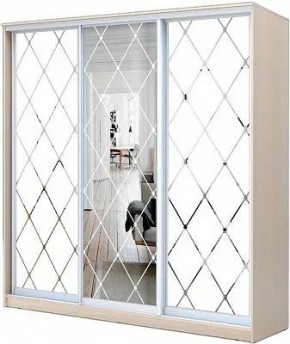 Шкаф-купе ХИТ 22-20/2-666 РОМБ БОЛЬШОЙ МАТОВЫЙ в Набережных Челнах - naberezhnye-chelny.mebel24.online | фото