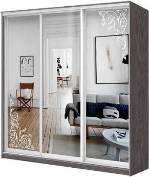 Шкаф-купе ХИТ 24-4-18-656 ОРНАМЕНТ в Набережных Челнах - naberezhnye-chelny.mebel24.online | фото