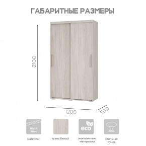 Шкаф-купе ШКК-11 (ясень белый) в Набережных Челнах - naberezhnye-chelny.mebel24.online | фото 7