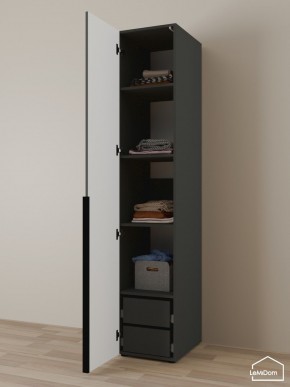 Шкаф Linnea MHR-1-4 2050х400х510 (Графит-М 11.1.25) в Набережных Челнах - naberezhnye-chelny.mebel24.online | фото 5