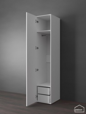 Шкаф Linnea MHR-1PO-3 2050х400х510 (Белый-М 11.1.2) в Набережных Челнах - naberezhnye-chelny.mebel24.online | фото 4