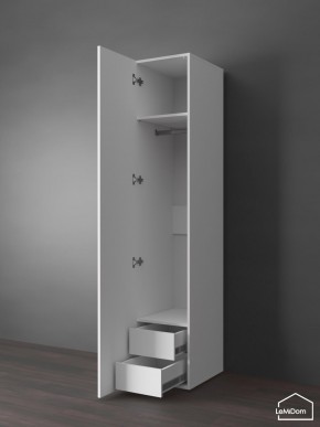 Шкаф Linnea MHR-1PO-3 2050х400х510 (Белый-М 11.1.2) в Набережных Челнах - naberezhnye-chelny.mebel24.online | фото 5