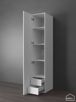Шкаф Linnea MHR-1PO-4 2050х400х510 (Белый-М 11.1.2) в Набережных Челнах - naberezhnye-chelny.mebel24.online | фото 4
