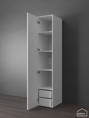 Шкаф Linnea MHR-1PO-4 2050х400х510 (Белый-М 11.1.2) в Набережных Челнах - naberezhnye-chelny.mebel24.online | фото 5