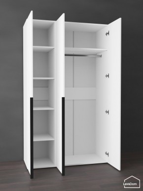 Шкаф Linnea MHR-3-1 2050х1200х510 (Белый-М 11.1.2) в Набережных Челнах - naberezhnye-chelny.mebel24.online | фото 4