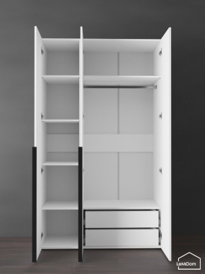 Шкаф Linnea MHR-3-2 2050х1200х510 (Белый-М 11.1.2) в Набережных Челнах - naberezhnye-chelny.mebel24.online | фото 5