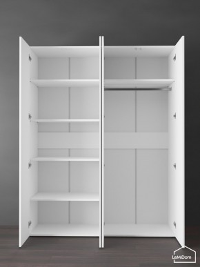 Шкаф Linnea MHR-4PO-1 2050х1600х510 (Белый-М 11.1.1) в Набережных Челнах - naberezhnye-chelny.mebel24.online | фото 4