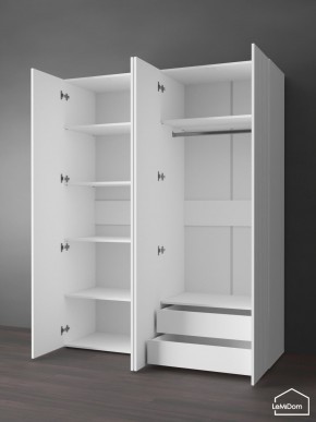 Шкаф Linnea MHR-4PO-2 2050х1600х510 (Белый-М 11.1.1) в Набережных Челнах - naberezhnye-chelny.mebel24.online | фото 6