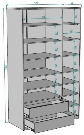 Шкаф Мальта H219 в Набережных Челнах - naberezhnye-chelny.mebel24.online | фото 2