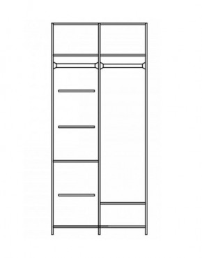 Шкаф Нинель ММ-167-01/03 в Набережных Челнах - naberezhnye-chelny.mebel24.online | фото 3