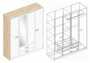Шкаф "Милана" 4-х створчатый в Набережных Челнах - naberezhnye-chelny.mebel24.online | фото 3