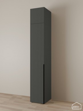 Шкаф с антресолью Linnea MHR-1A-1 2450х400х510 (Графит-М 11.1.25) в Набережных Челнах - naberezhnye-chelny.mebel24.online | фото 1