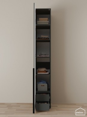 Шкаф с антресолью Linnea MHR-1A-4 2450х400х510 (Графит-М 11.1.25) в Набережных Челнах - naberezhnye-chelny.mebel24.online | фото 4