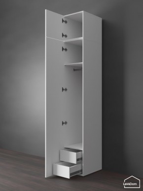 Шкаф с антресолью Linnea MHR-1POA-3 2450х400х510 (Белый-М 11.1.1) в Набережных Челнах - naberezhnye-chelny.mebel24.online | фото 6
