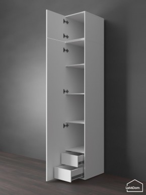 Шкаф с антресолью Linnea MHR-1POA-4 2450х400х510 (Белый-М 11.1.1) в Набережных Челнах - naberezhnye-chelny.mebel24.online | фото 5