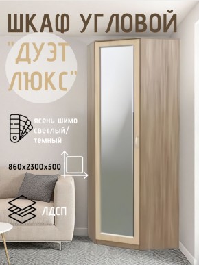 Шкаф угловой Дуэт Люкс с зеркалом в Набережных Челнах - naberezhnye-chelny.mebel24.online | фото 3