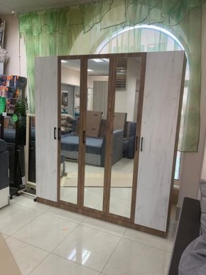 Шкаф Вегас 2000 Дуб крафт табачный/Дуб крафт белый в Набережных Челнах - naberezhnye-chelny.mebel24.online | фото 3