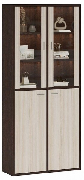 Шкаф-витрина Домино СУ(ш2в2)+2ФС+2ФГ в Набережных Челнах - naberezhnye-chelny.mebel24.online | фото 2