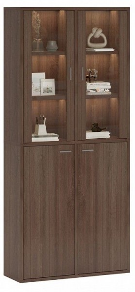 Шкаф-витрина Домино СУ(ш2в2)+2ФС+2ФГ в Набережных Челнах - naberezhnye-chelny.mebel24.online | фото 2