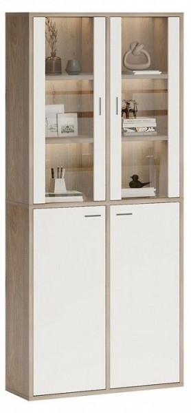 Шкаф-витрина Домино СУ(ш2в2)+2ФС+2ФГ в Набережных Челнах - naberezhnye-chelny.mebel24.online | фото 2