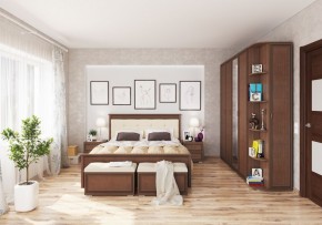Спальный гарнитур Ливорно орех в Набережных Челнах - naberezhnye-chelny.mebel24.online | фото